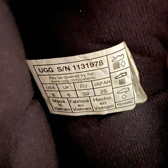 NEW Women’s UGG Genuine Shearling Lined Mid Puffer Boot Black - Picture 5 of 10